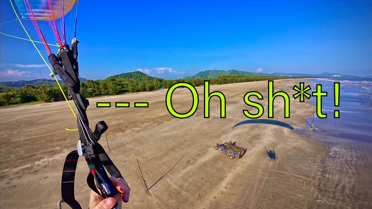 Electric Paramotor second time ever flying by myself - Mistakes were made - but learning from them