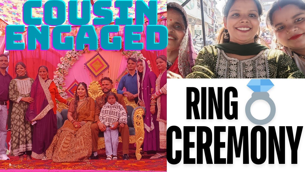 Cousin Sister Sagai Vlog 💍 | Engagement Ceremony | Full Family Fun & Dance 🎉