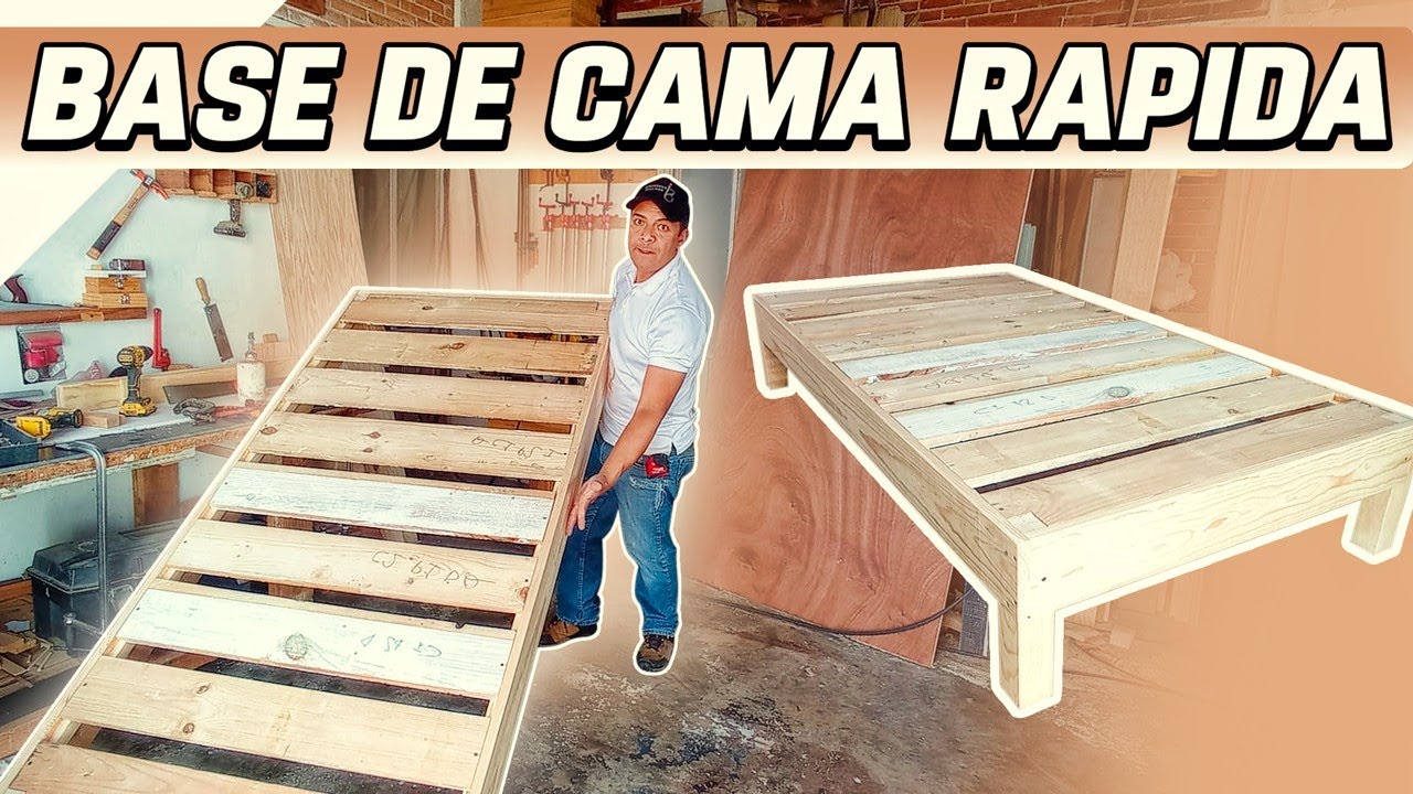 LA FORMA MAS FACIL DE HACER UNA BASE DE CAMA #elmueblemoderno