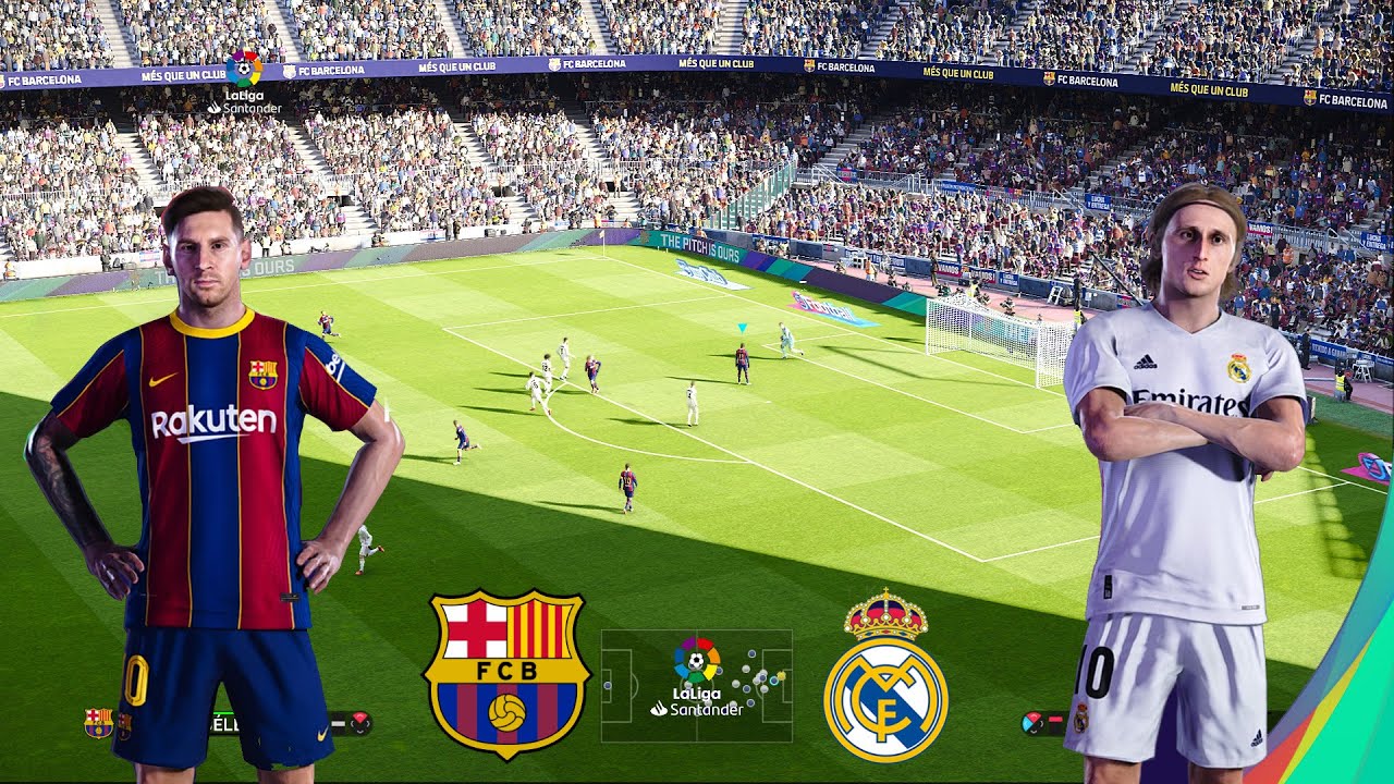 PES 2021 — Геймплей | Барселона против Реал Мадрид | ПК