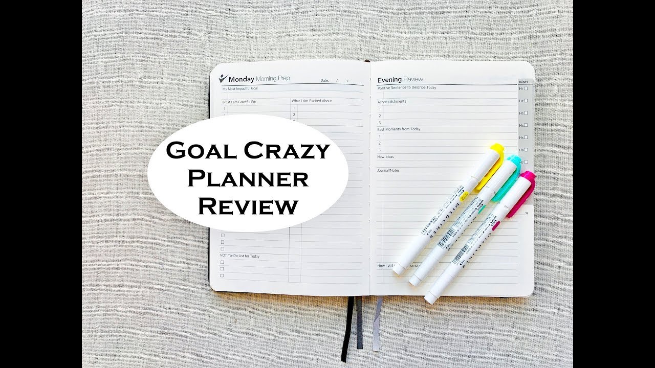 GOAL CRAZY | PLANNER REVIEW |