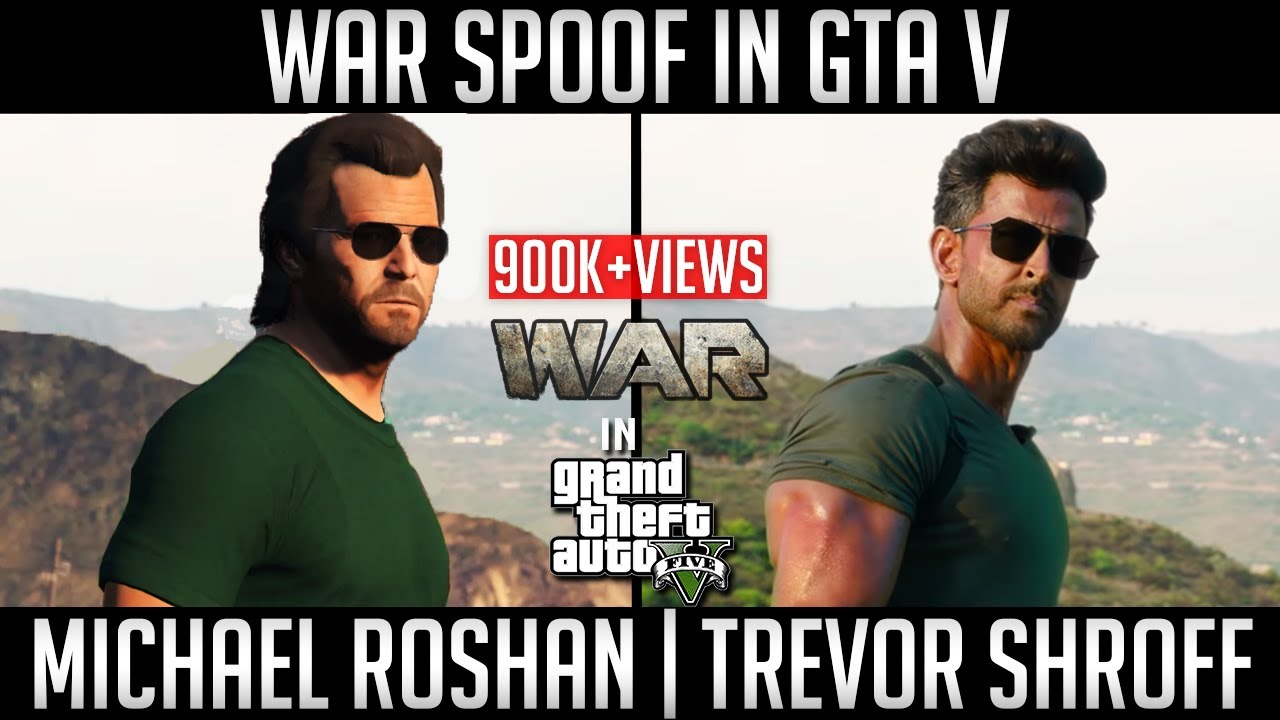 WAR Trailer Spoof in GTA 5 | WAR Spoof GTA  | Vikram Vedha Hritik | WackDance Gaming