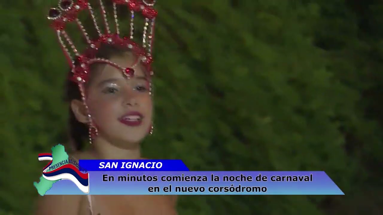 SAN IGNACIO: Carnaval en el nuevo corsódromo. JAVIER PERALTA Intendente.