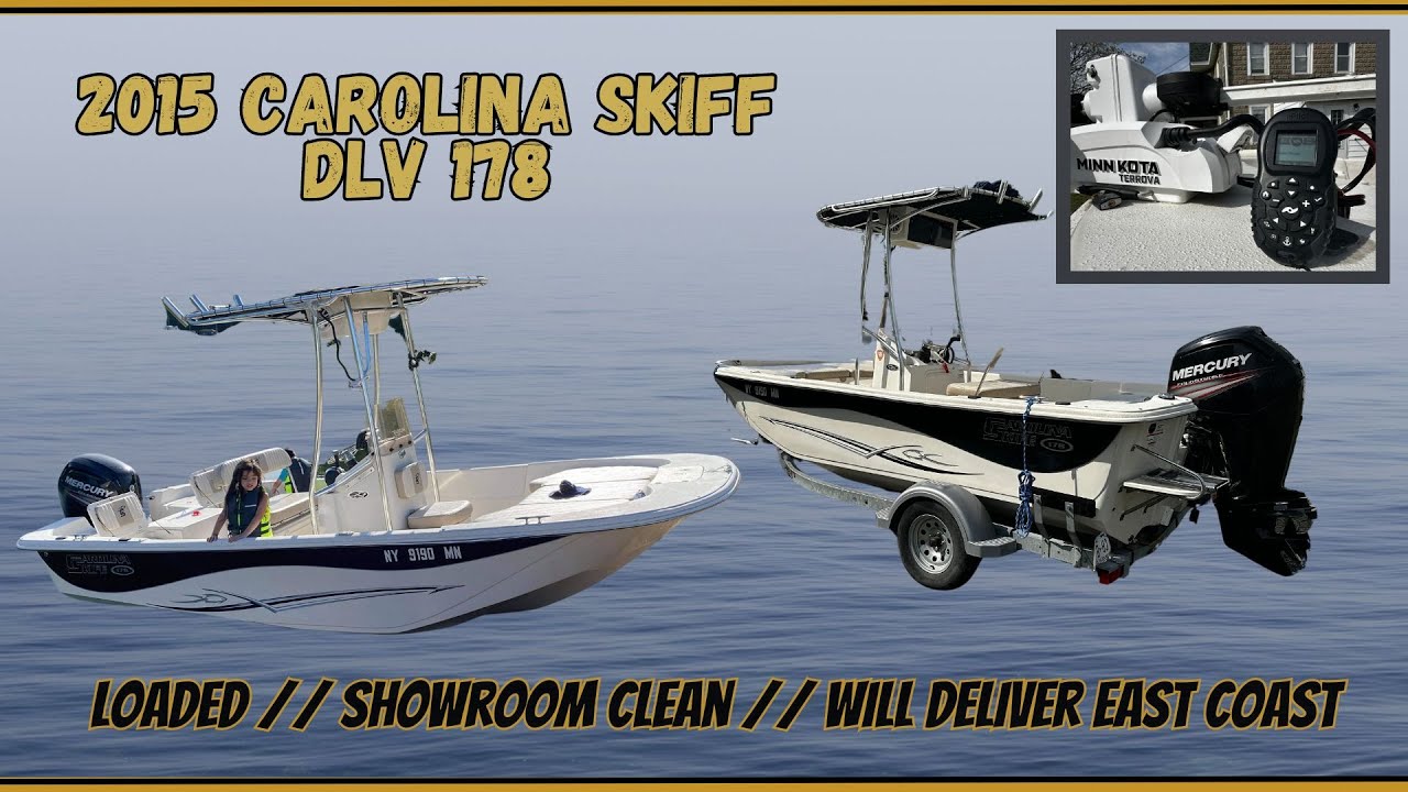 2015 Carolina Skiff 178 DLV Series // $19,995
