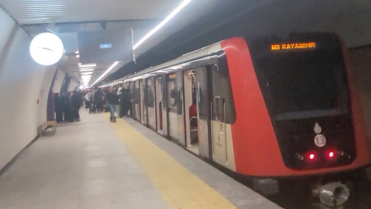 M3 Bakırköy Sahil - Kayaşehir Merkez Metro Hattı Seyahati 🚇🚉