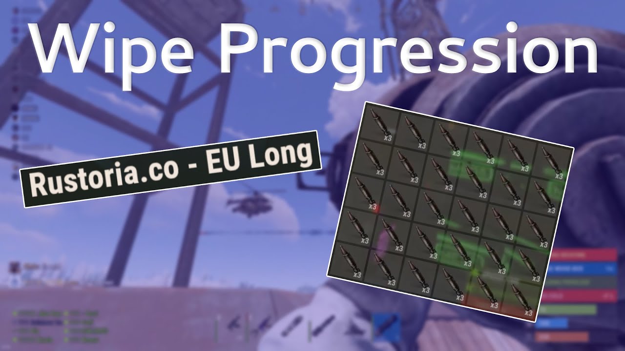 Rustoria EU Long | Wipe progression | .duo | 7v50 Raid Defence | 2x 1000 Rocket Raids | Rust Vanilla