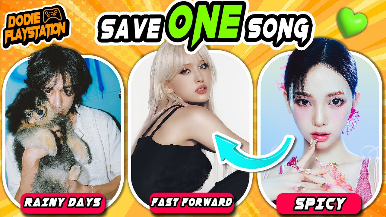 SAVE ONE SONG (KPOP EDITION) ✨ |KPOP GAMES 2023 | KPOP QUIZ :)