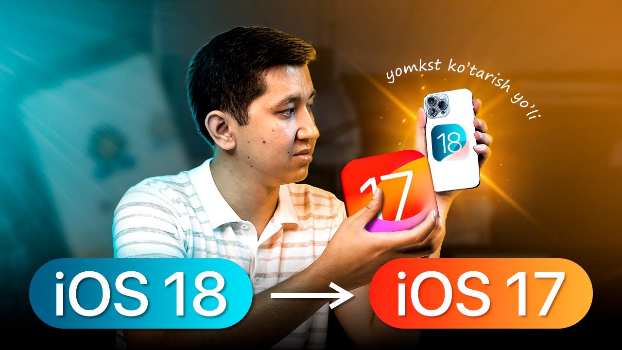 iOS 18 dan iOS 17 qaytarish va batarey yomkstni ko'tarish