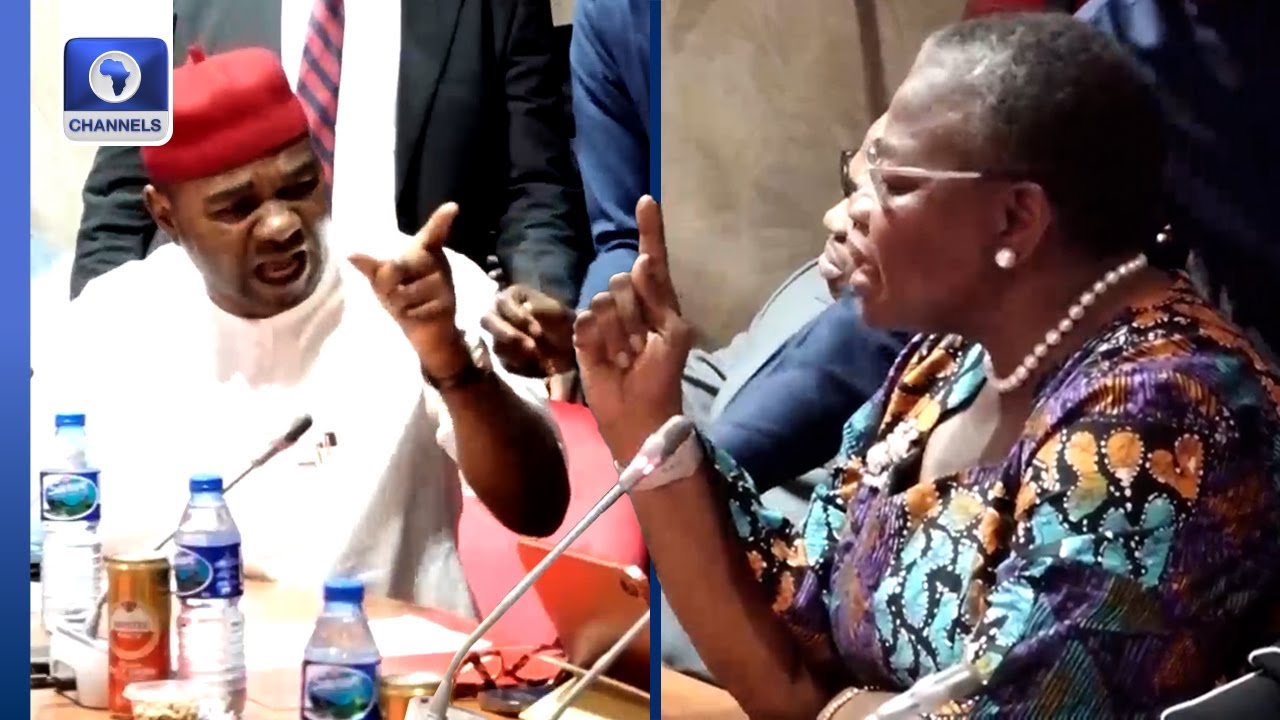 Natasha: Oby Ezekwesili, Sen. Nwebonyi Face-Off During Senate Committee Hearing