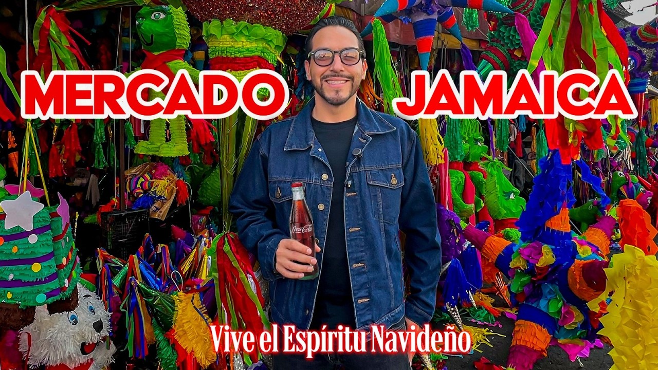 Cómo se vive la NAVIDAD en MEXICO: La magia decembrina del MERCADO de JAMAICA
