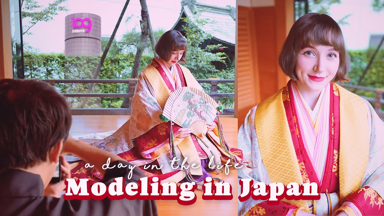 A Day in the Life of a Model in Japan 👘 kimono photoshoot, shopping in shibuya, tokyo day trip ♡