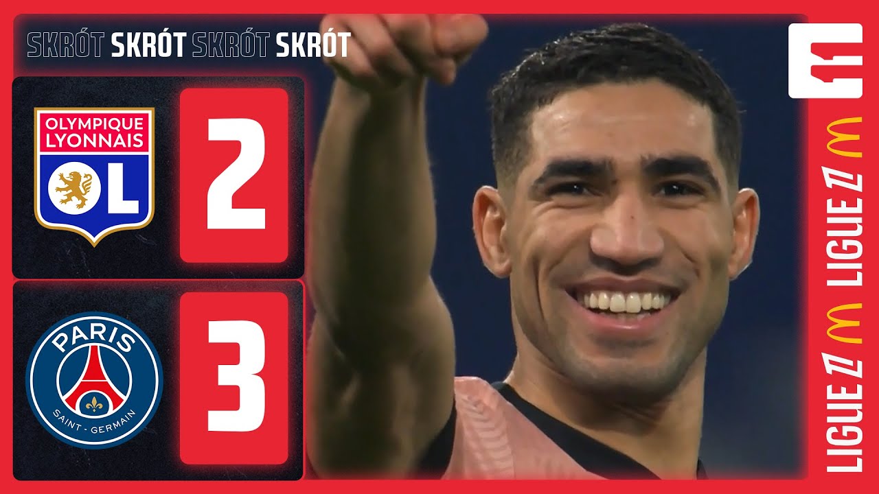 ALEŻ MECZ! 5 GOLI W DRUGIEJ POŁOWIE! DEMBELE W WIELKIEJ FORMIE | LYON - PSG | SKR&Oacute;T MECZU