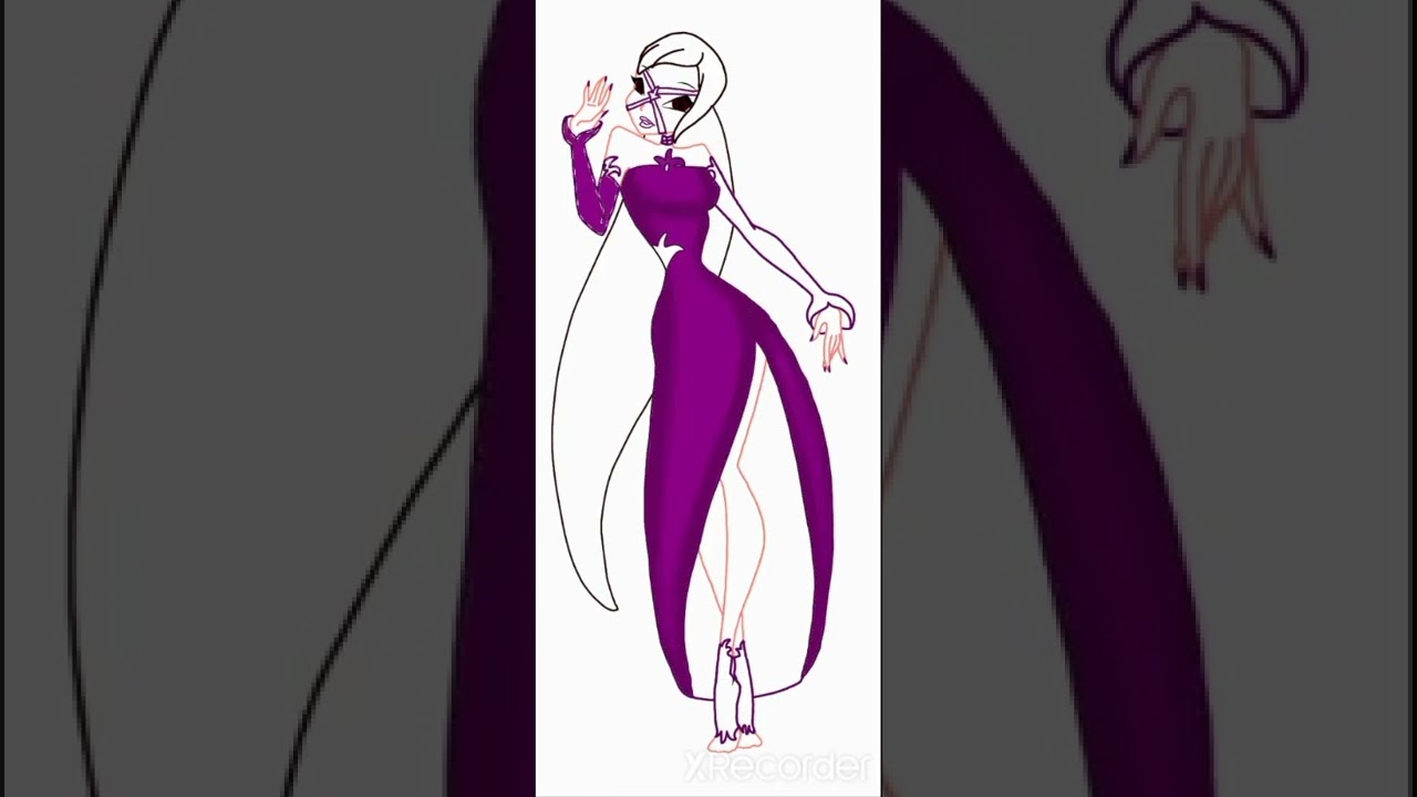 Ibispaint X:Evelyn_Darkness Pricess of Darkness Arcanix Ivix Club