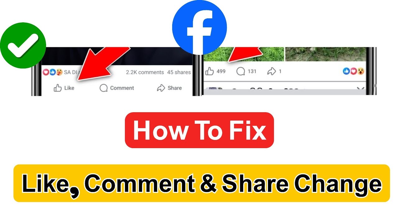 Facebook New Update Fix | Facebook Like, Comment & Share Option Change Problem (2025)