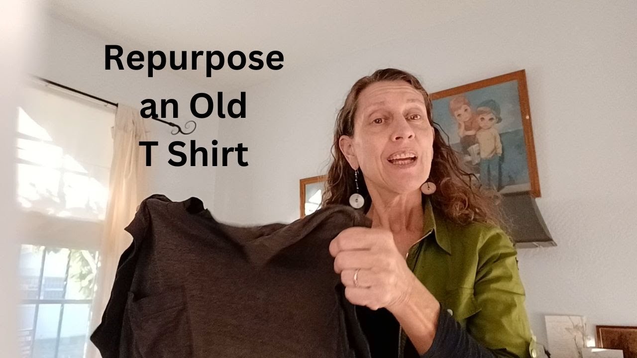 Repurpose an Old T Shirt - Cut Up for Rags