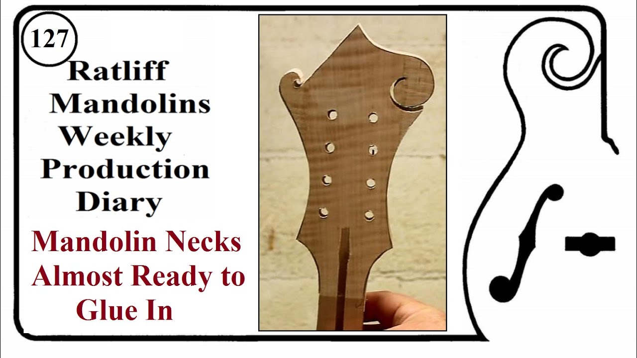 Episode 127) Mandolin Necks Almost Ready to Glue In