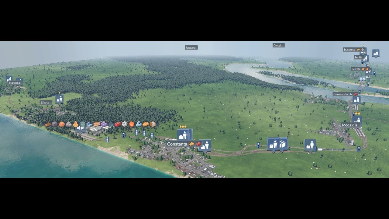 Transport fever 2 harta Romaniei