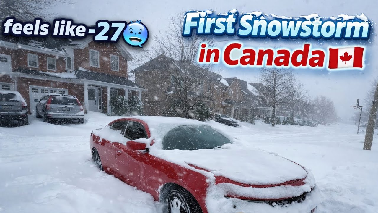 🇨🇦 4*4 Hoke v Fass gye 😫 First Winter in Canada🇨🇦 ! Daily vlog !