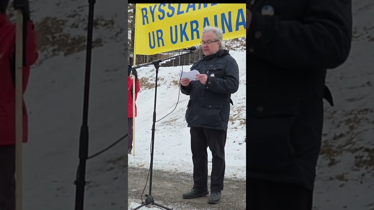 FN-förbundets generalsekreterare Jens Peterssons tal vid Manifestation för Ukraina