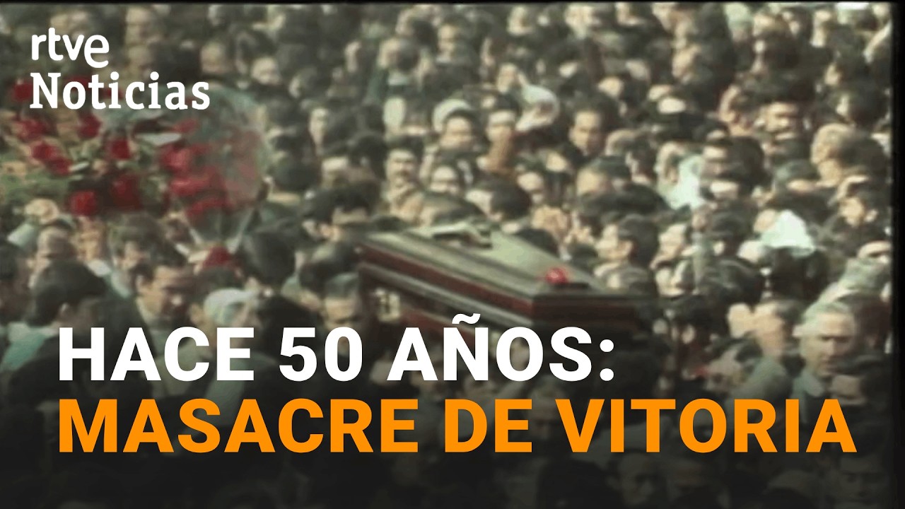 50 A&Ntilde;OS de la MATANZA de VITORIA: CINCO OBREROS MUERTOS en una IGLESIA| RTVE Noticias