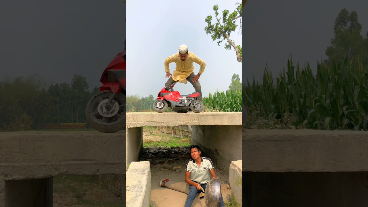 Człowiek znajduje człowieka na moście