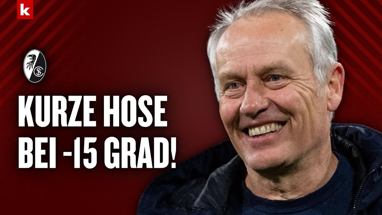 Streich scherzt mit Reporter: 