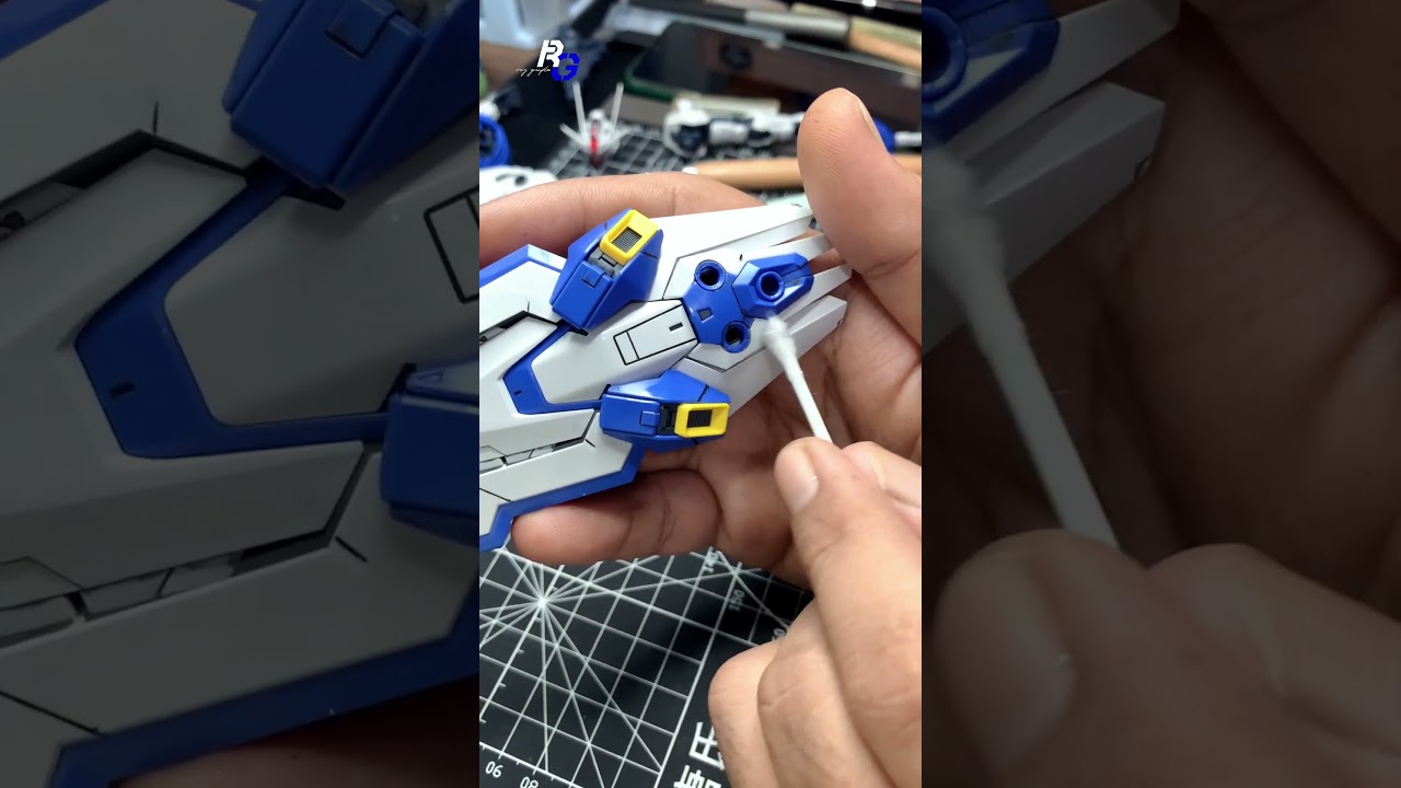 Gundam Aerial Full Mechanics Panel Line & Decal process  #gundam  #gunpla  #gunplabuilder