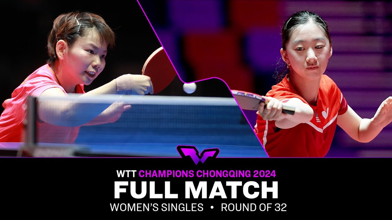 FULL MATCH | He Zhuojia vs Amy Wang | WS R32 | #WTTChongqing 2024