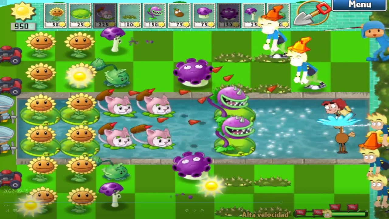 Plants vs Zombies Mod Plantas vs Johnny Test v2 - Gameplay Walkthrough Part 5