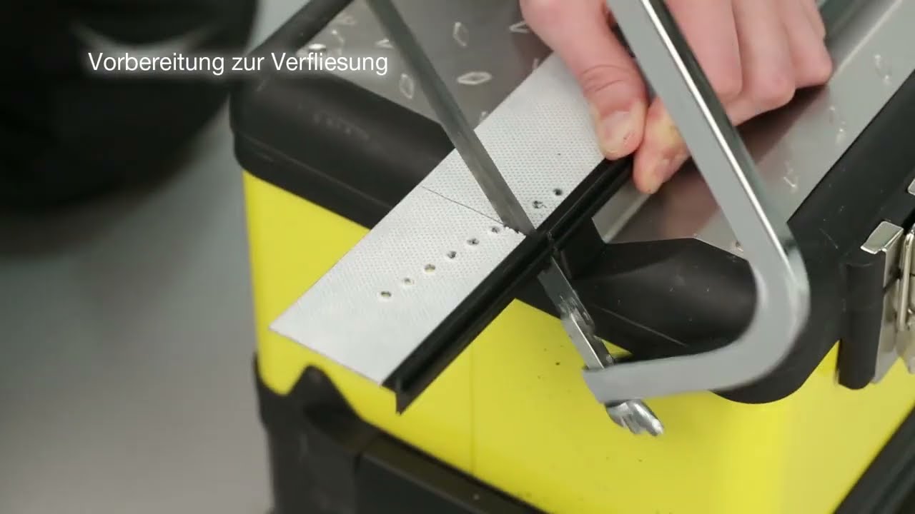 Montáž stěnového sprchového žlábku Advantix Vario Wall