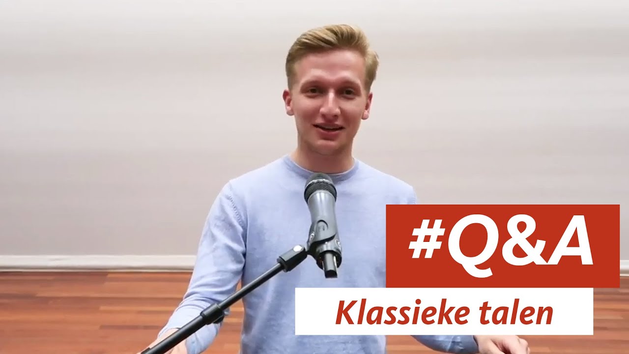 Q&A - Bachelor Griekse en Latijnse Taal en Cultuur - Radboud Universiteit