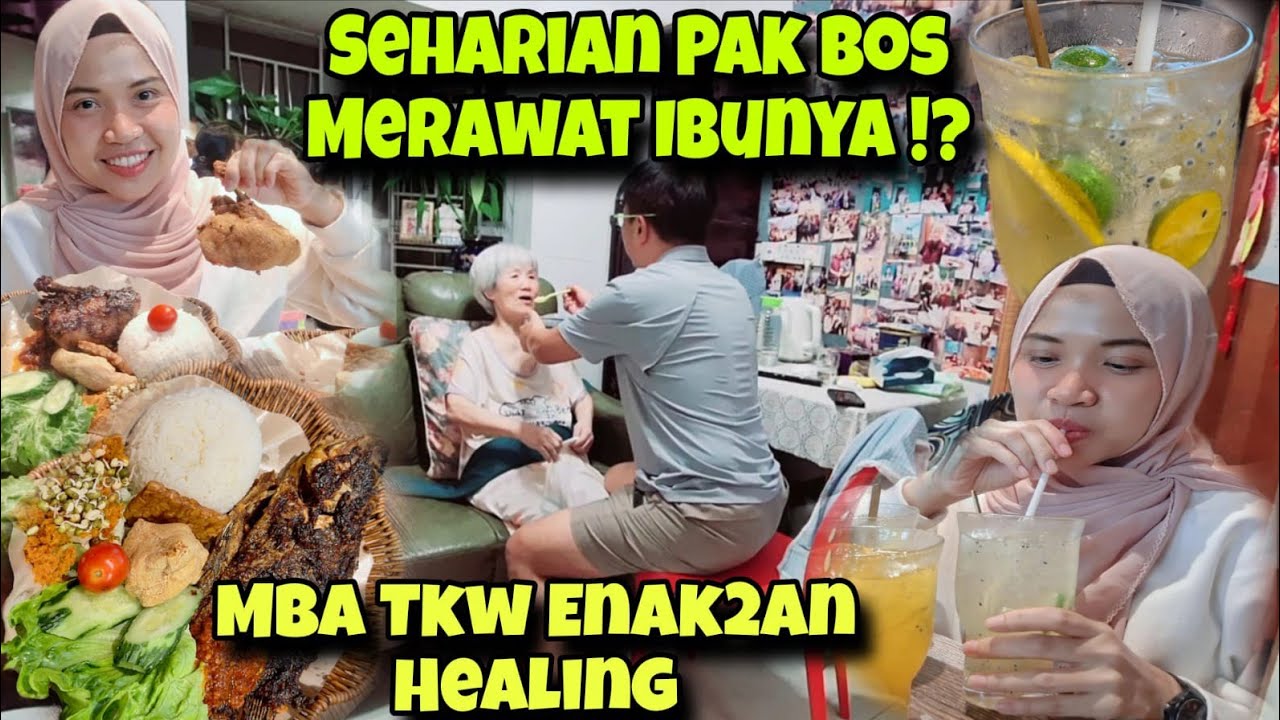 PAK BOS YANG MERAWAT NENEK SEHARIAN⁉️GARA2 DITINGGAL SAMA MBAK TKW 