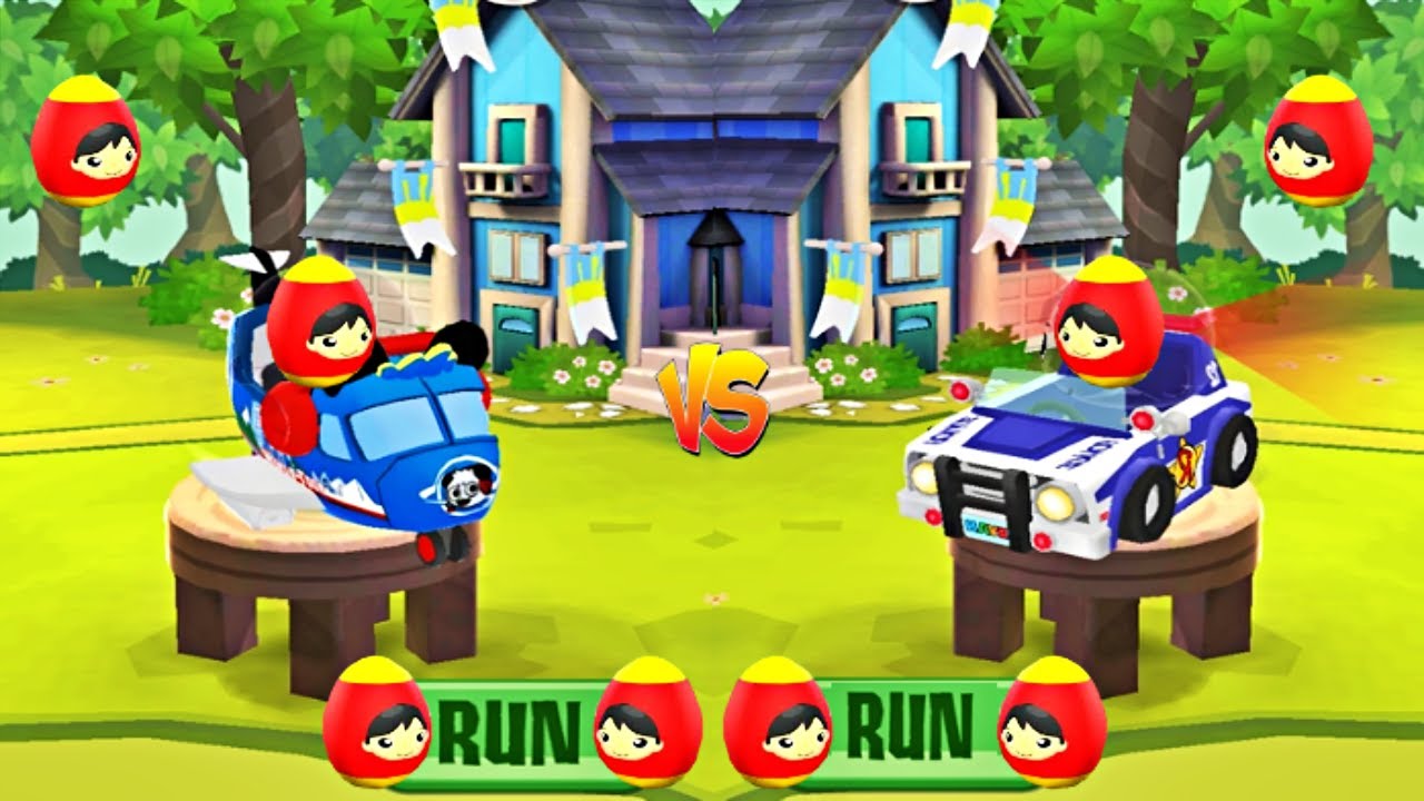 Tag with Ryan All Vehicles Unlocked - Tour Plane Vs. Police Patrol Car (Android,iOS)