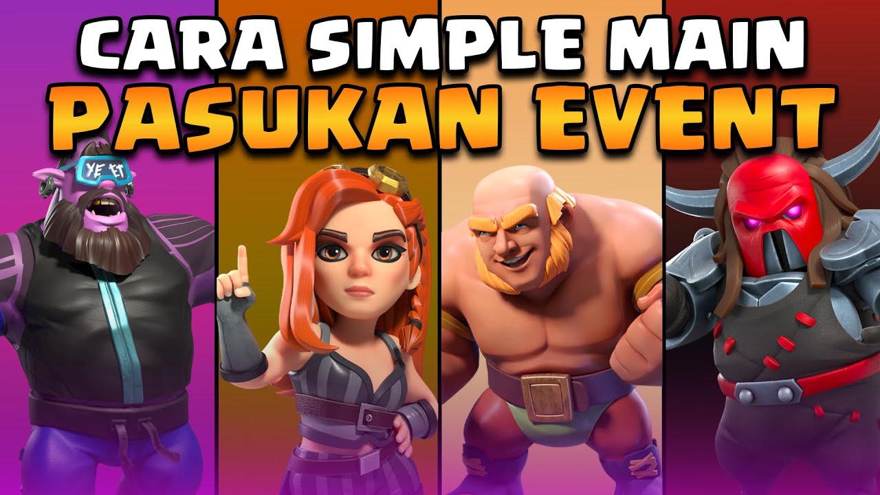 Cara Simple Main Pasukan Event