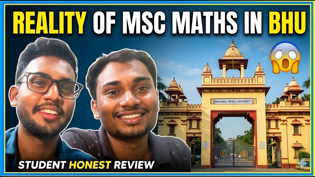 BHU M.Sc Maths 😱 Pressure, Struggle & Reality! #bhu #cuetpg #mscmathematics