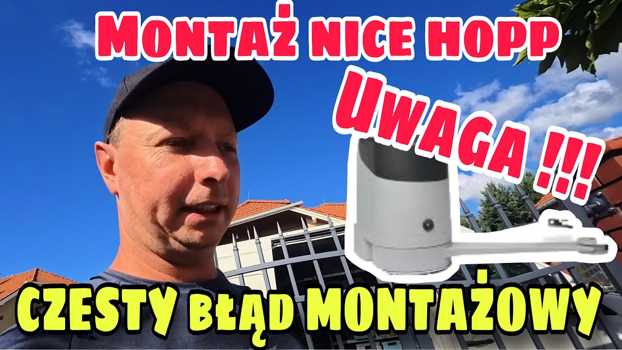 Montaż NICE HOPP – praktyczne wskazówki i błędy, których unikać! #nice 