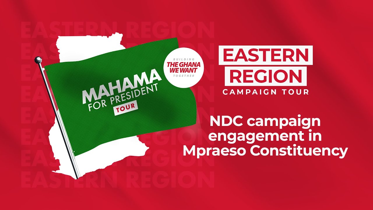 WATCH LIVE | ⁠NDC campaign engagement in Mpraeso [Mpraeso] | #Mahama4change2024 | WoezorTV