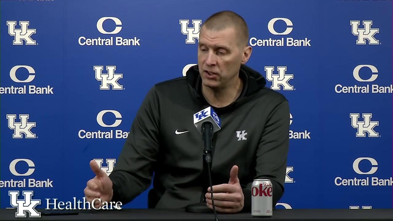 Coach Pope Press Conference - Pre-Auburn Press Conference presented by UKHealthCare