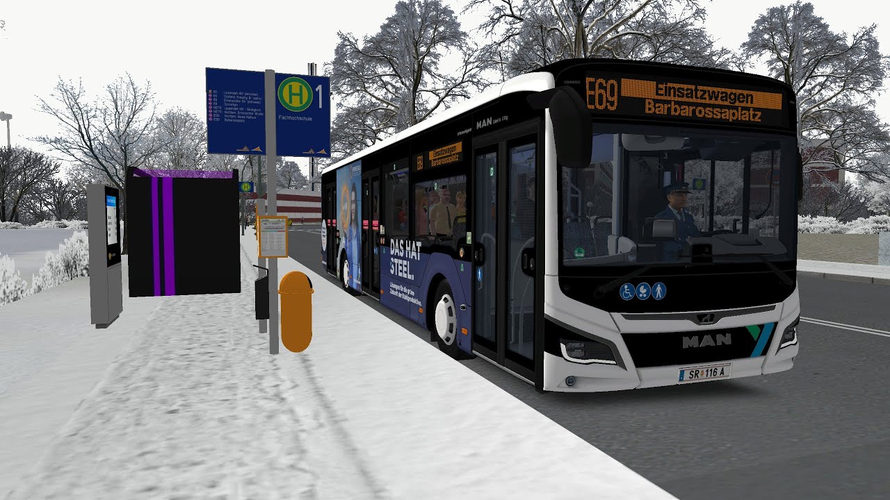 Die Ampeln lieben uns heute wieder | Städtedreieck Modded - Linie E69 | OMSI 2 #308