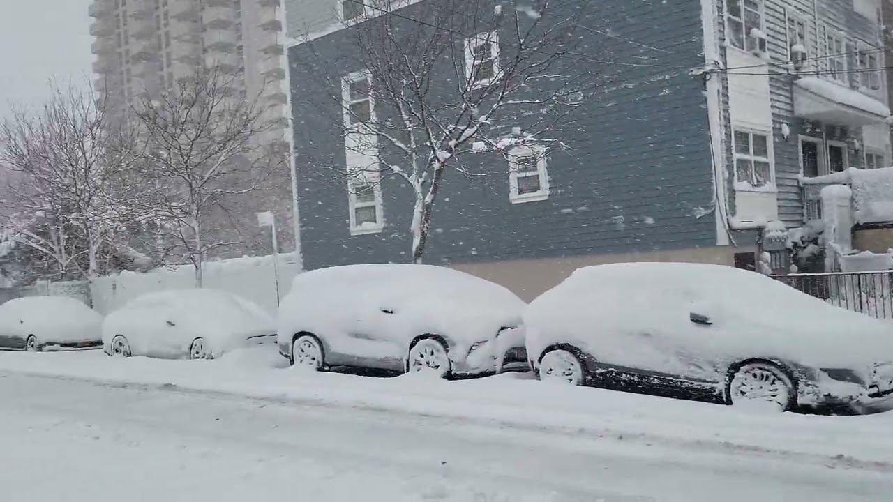 Snow Blizzard in Coney Island, Brooklyn, NY ❄️ 