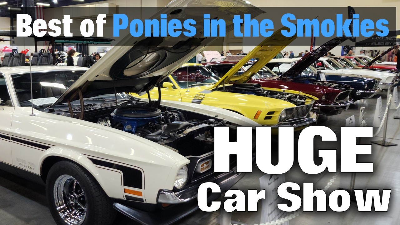 Huge Mustang Car Show Best of Ponies in the Smokies