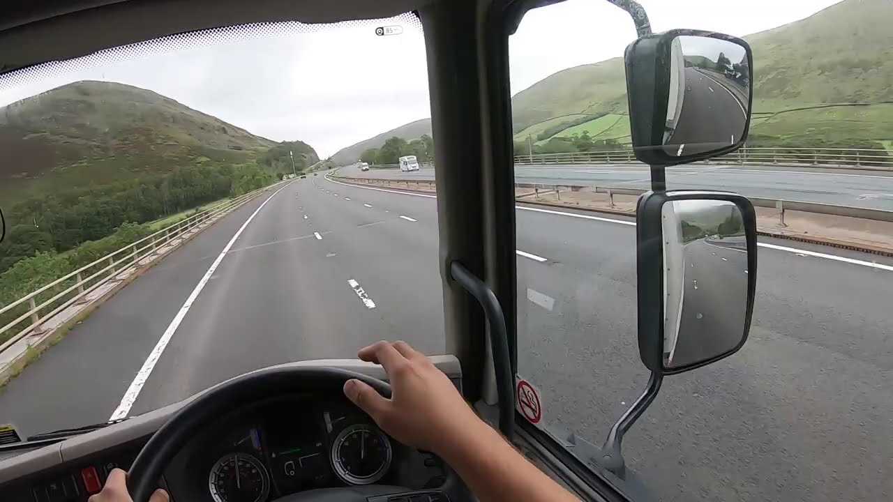 HGV CLASS 2 DELIVERY DRIVER GOES TO SCOTLAND [POV]