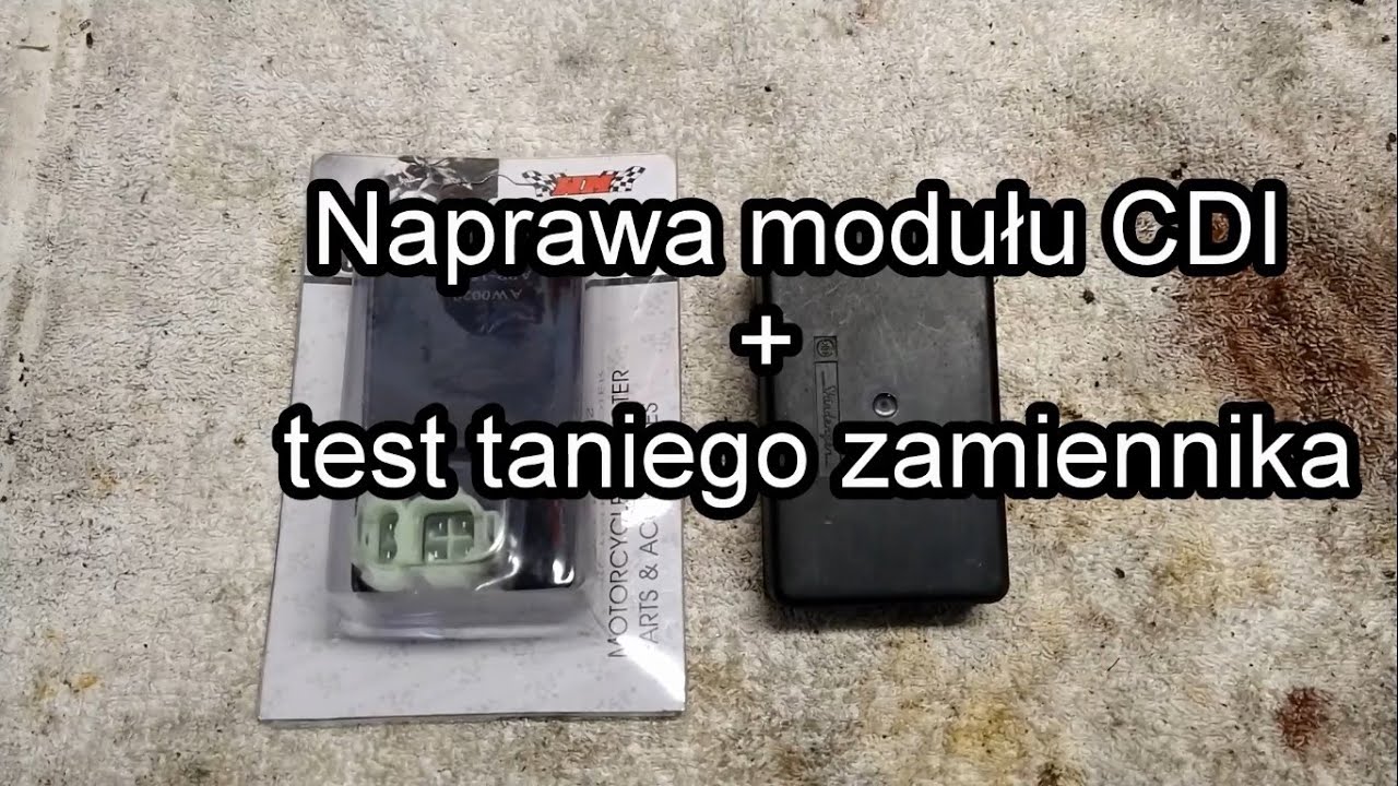 Naprawa modułu zapłonowego Hondy Transalp oraz test taniego modułu CDI