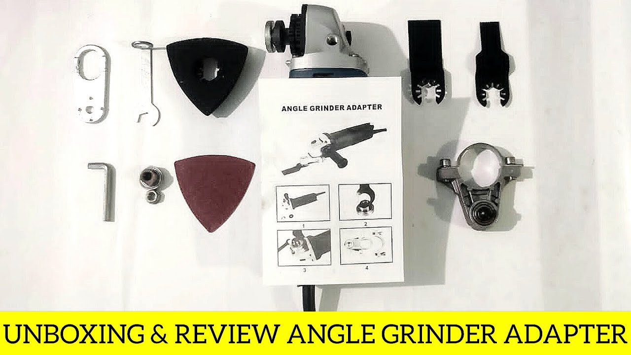 Review Adaptor Gerinda Angle Grinder - Alat Potong Serbaguna Oskilasi Set