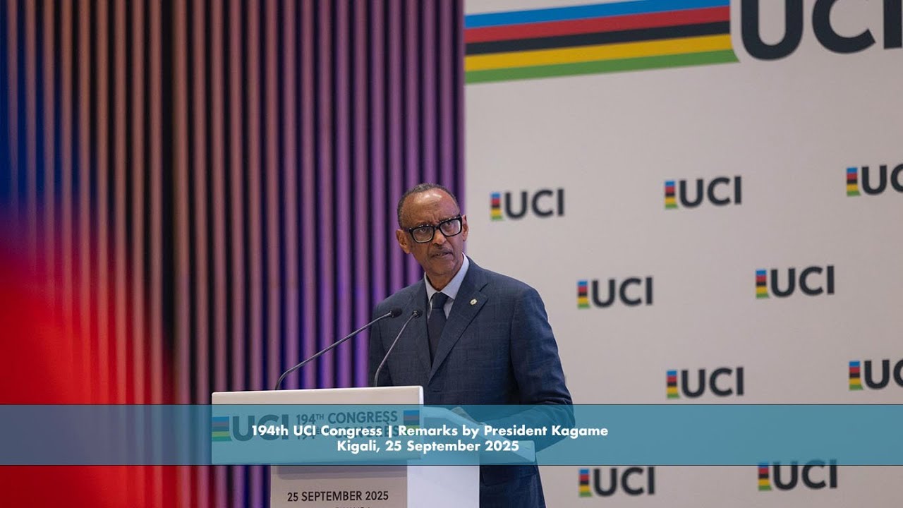 194-й Конгресс UCI | Выступление президента Кагаме | Кигали, 25 сентября 2025 г.
