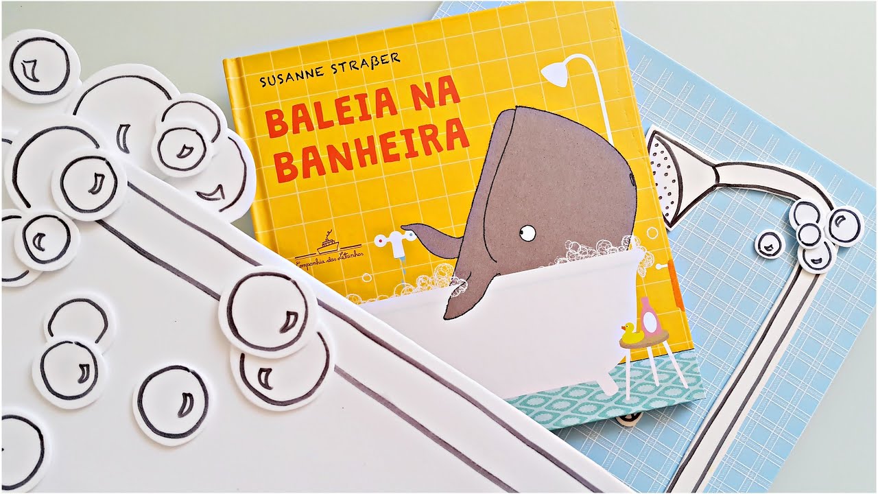 DIY: RECURSO EM E.V.A PARA CONTAÇÃO DA HISTÓRIA BALEIA NA BANHEIRA!