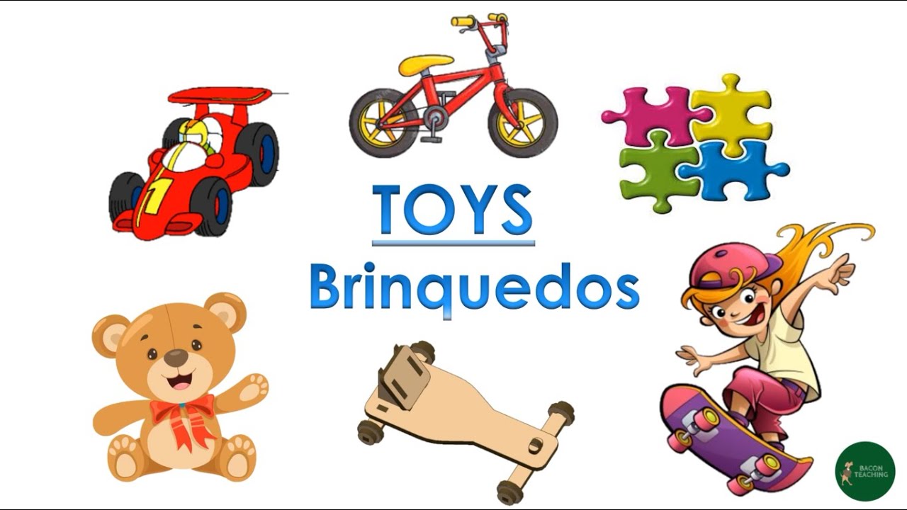 Brincadeiras e Brinquedos em Inglês - Children's Games and Toys