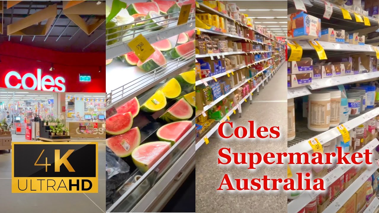 Coles Supermarket Tour - Sydney, Australia