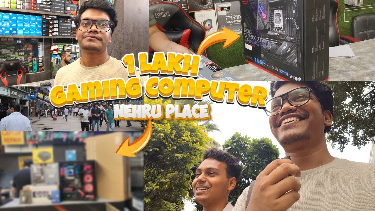 Building a ₹1,00,000 Gaming PC at Nehru Place | Ultimate Gaming Setup