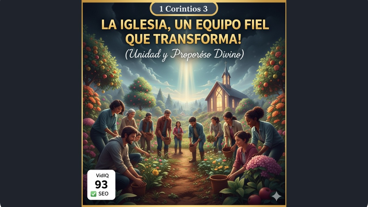 ¡La Iglesia, un Equipo Fiel que TRANSFORMA! (Unidad y Propósito Divino)